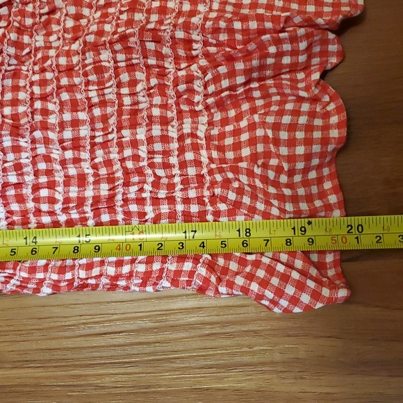 NWT Boutique red tank/crop top lg - Picture 6 of 6